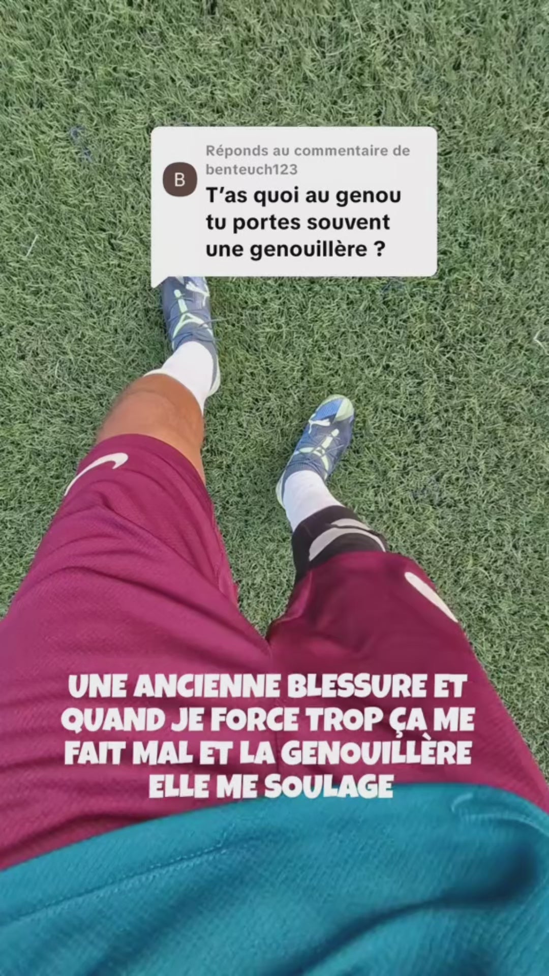 Genouillère de maintien avancé